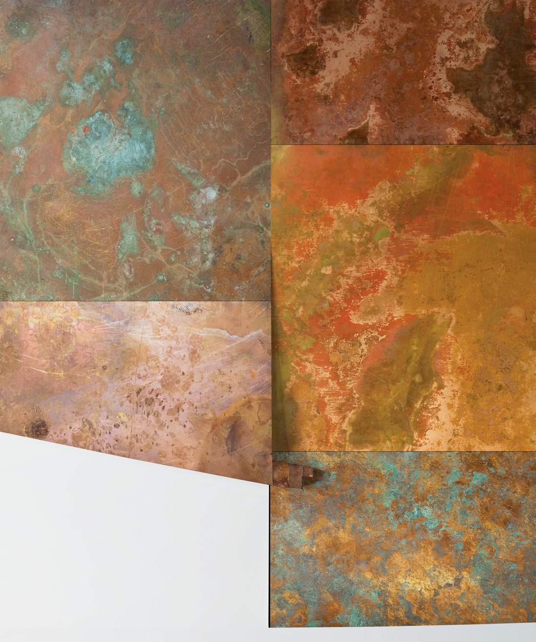 Bronze and copper is a metal wallpaper