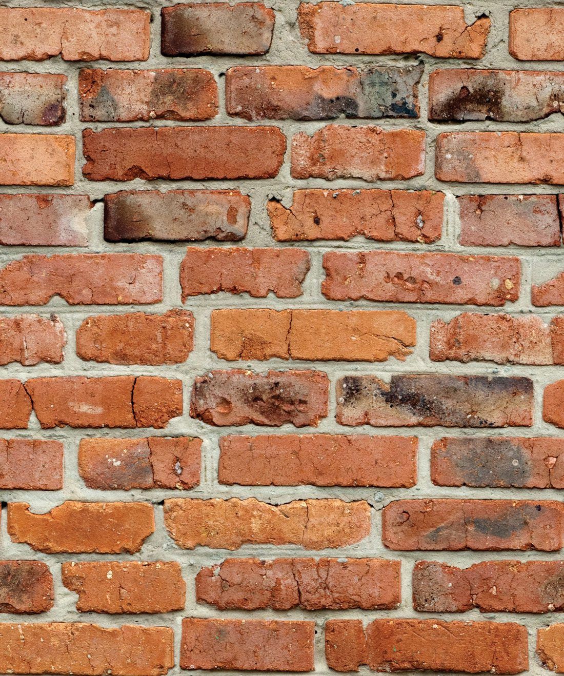 camden factory bricks is a realistic red brick wallpaper