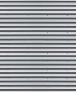 Corrugated Iron is a metal effect wallpaper