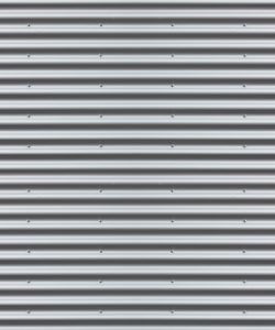 Corrugated Iron is a metal effect wallpaper