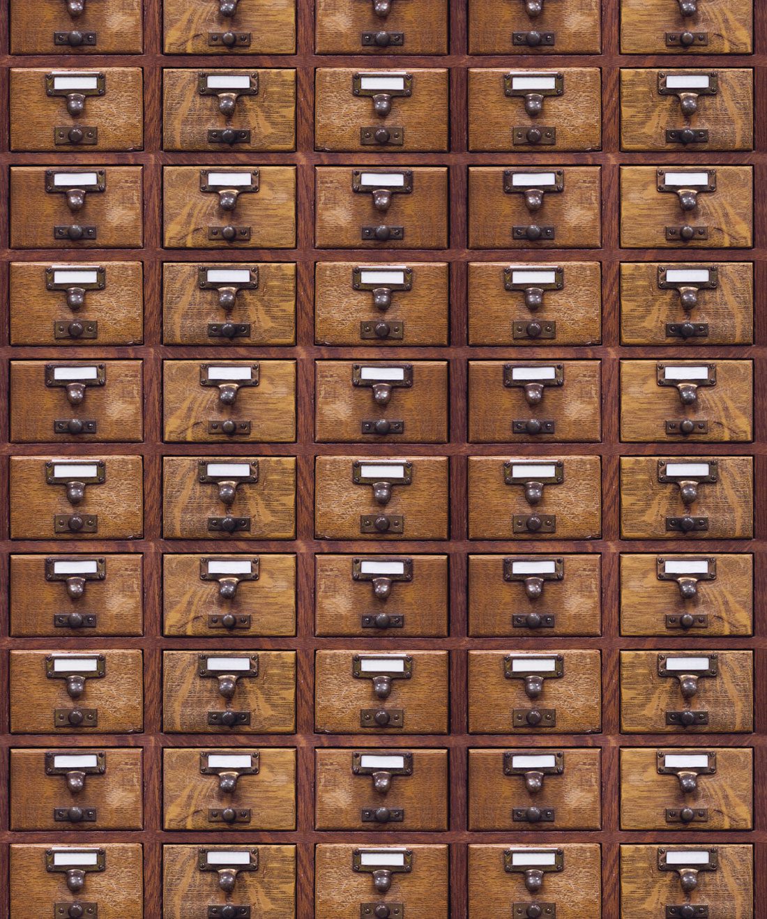 Library Card is a wood drawers wallpaper