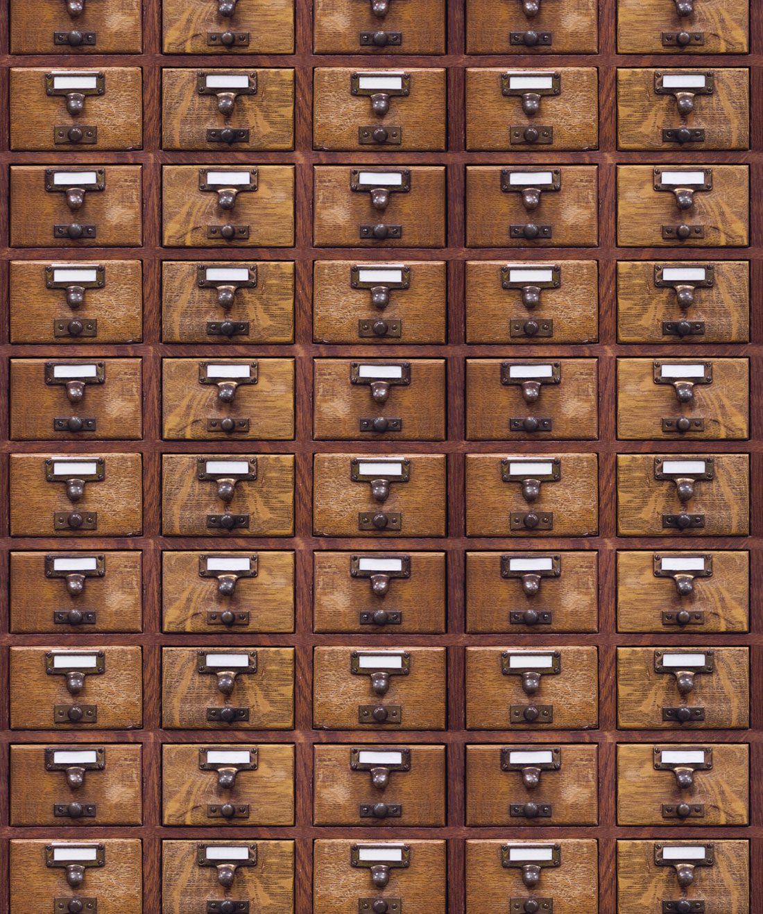 Library Card is a wood drawers wallpaper