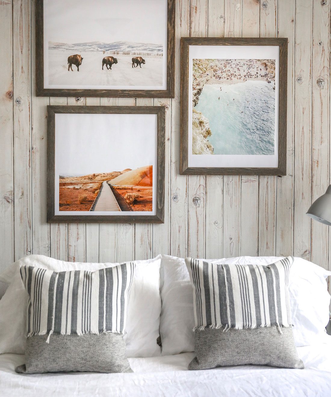 Newport is a white wood effect wallpaper