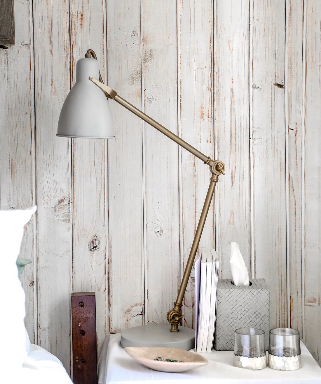 Newport is a white wood effect wallpaper