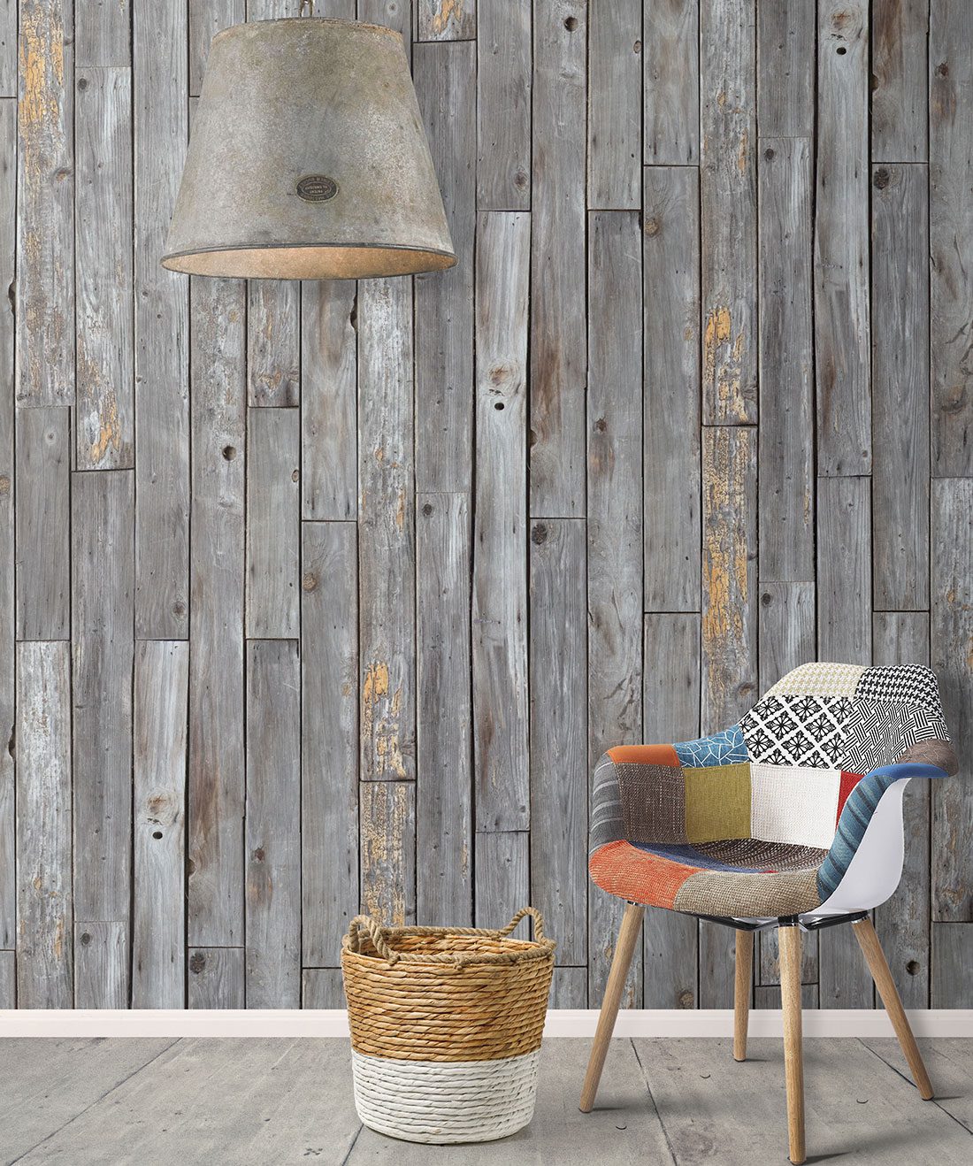 Wood Wooden Panels Planks Realistic Natural Brown Wallpaper Paste The Wall 