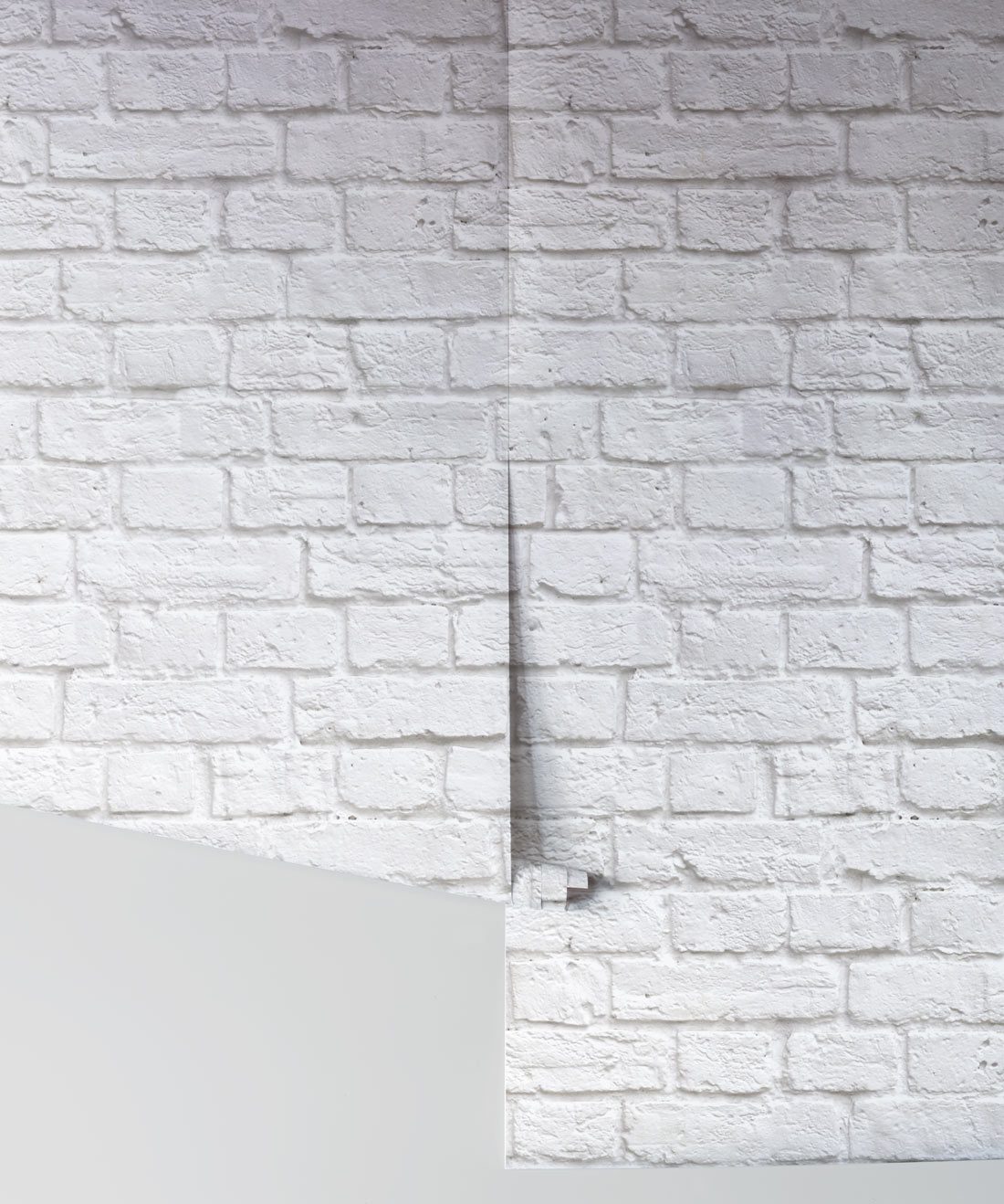 Soft White Bricks Wallpaper