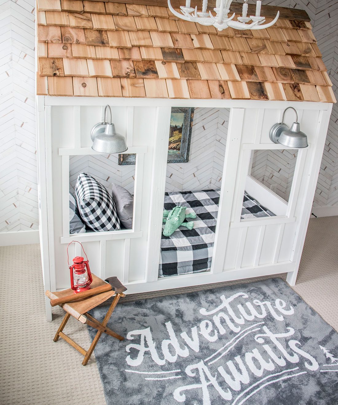 Distressed timber chevron is a white timber chevron wallpaper