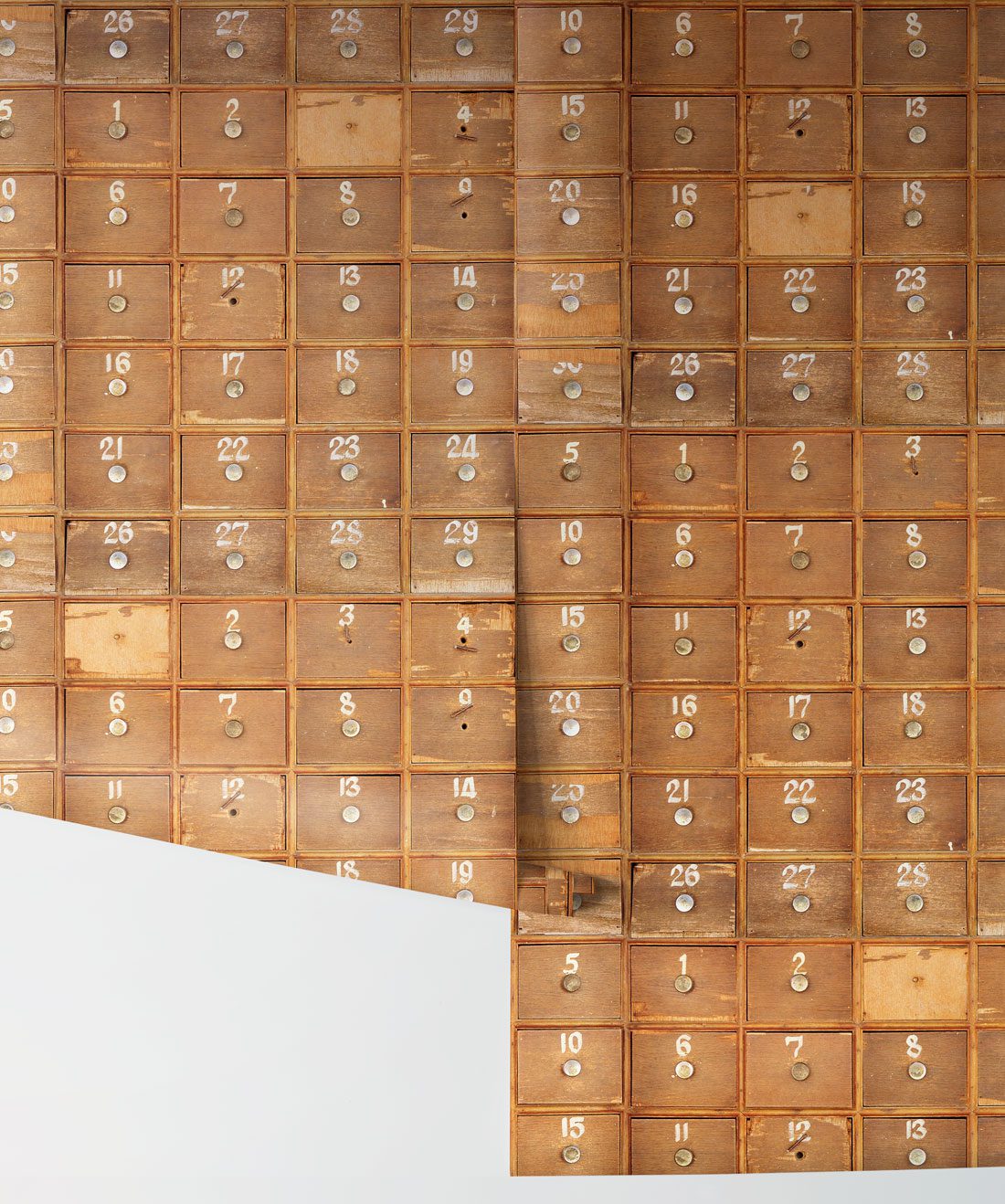 Vintage Drawers Wallpaper