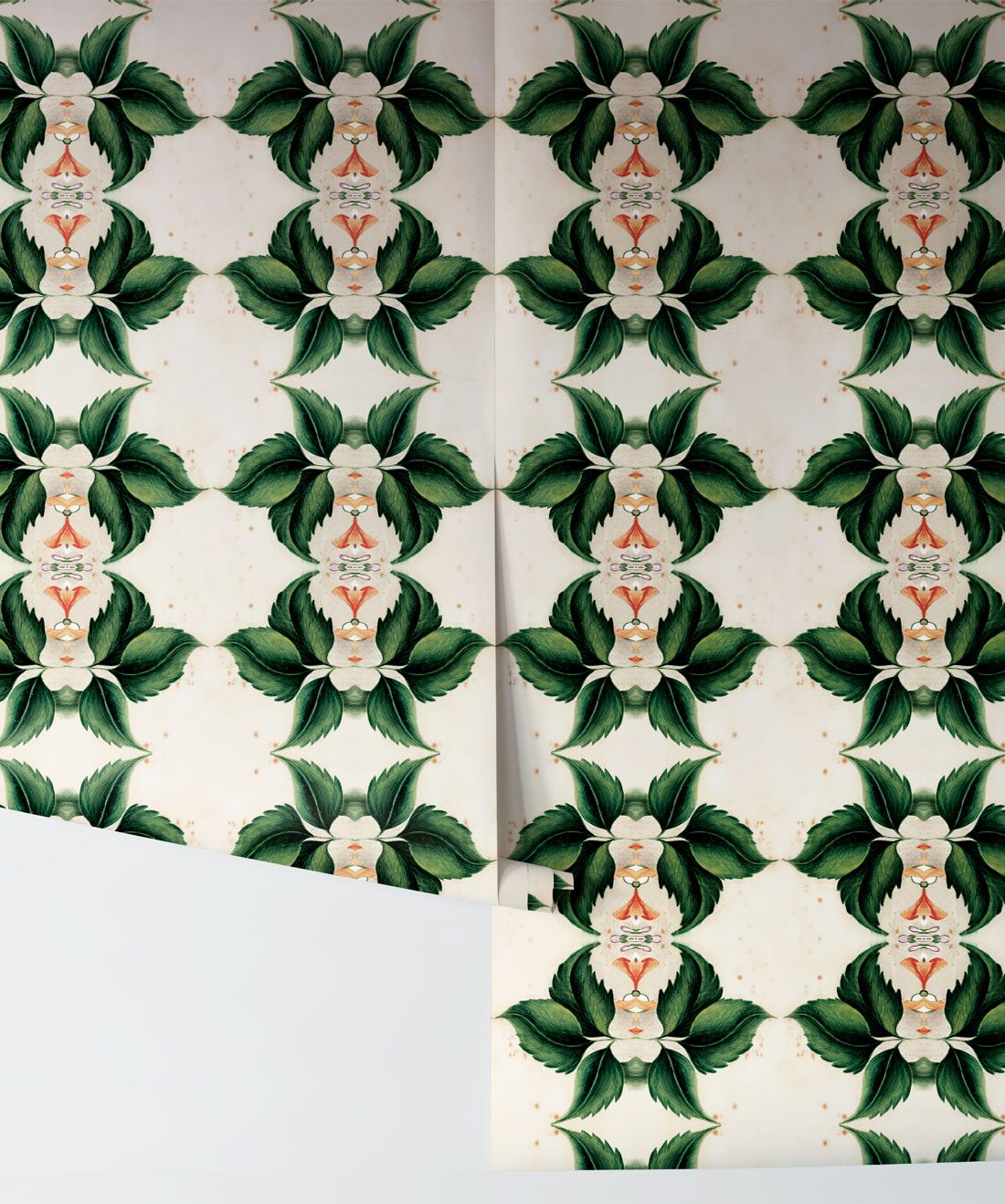 Euphemia 2 is an eclectic green Wallpaper