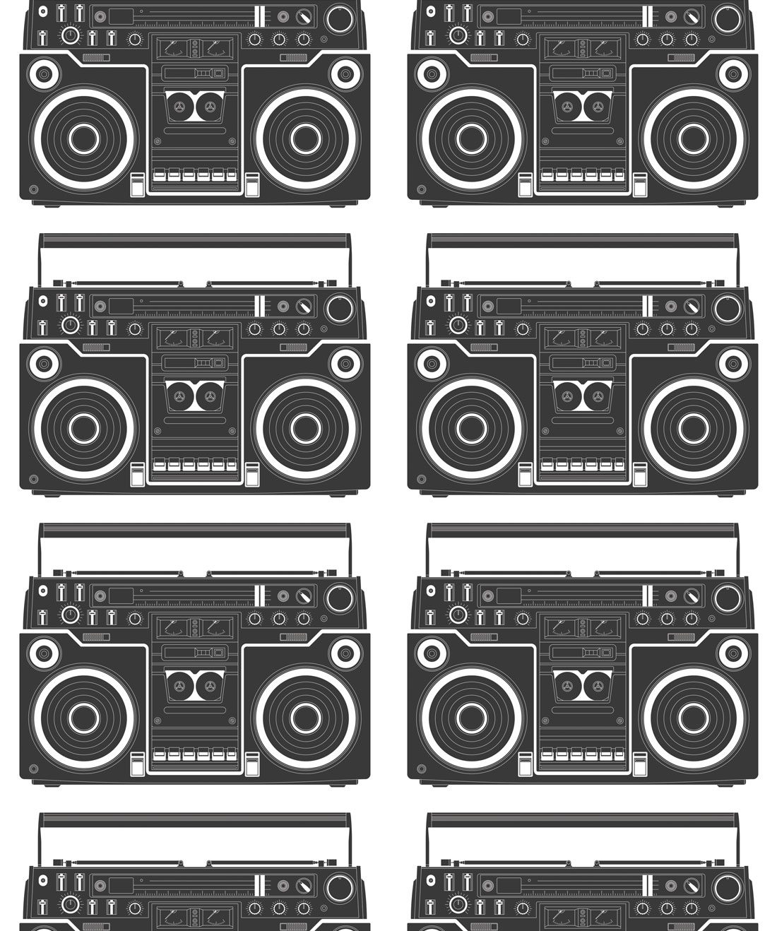 Boom Box Solid Wallpaper