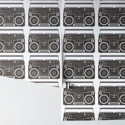 Boom Box Solid Wallpaper