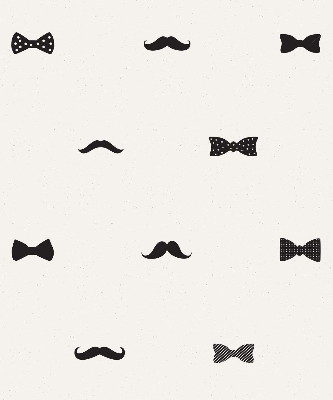 Bow- Ties and Mustaches is a hipster wallpaper