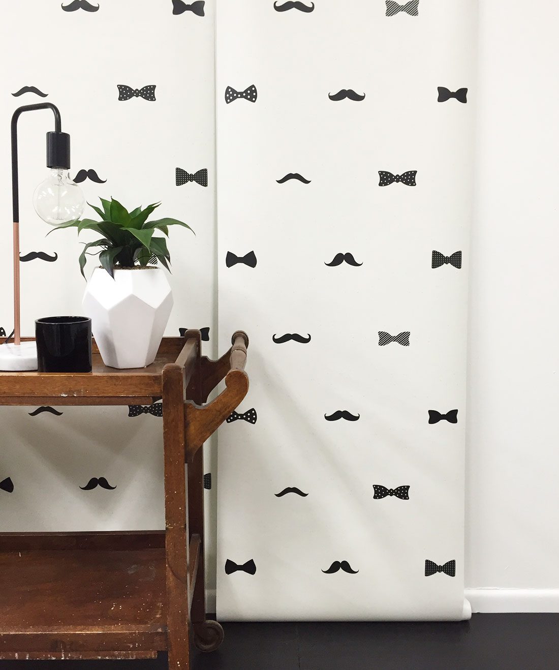 Bow- Ties and Mustaches is a hipster wallpaper