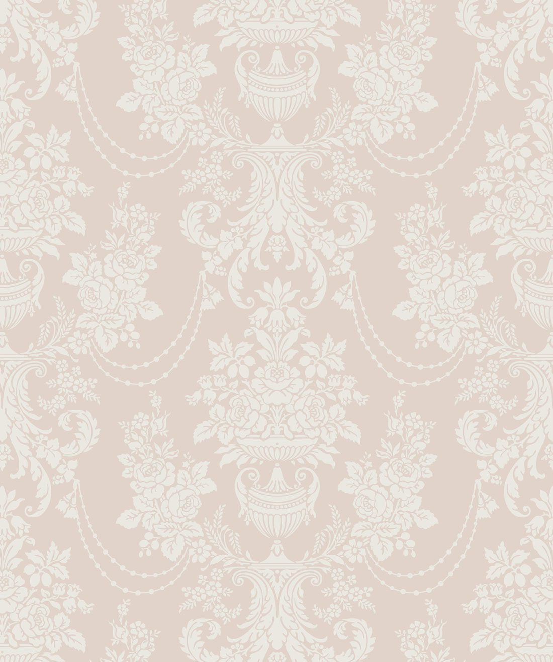 Mornington White - Imperial Wallpaper