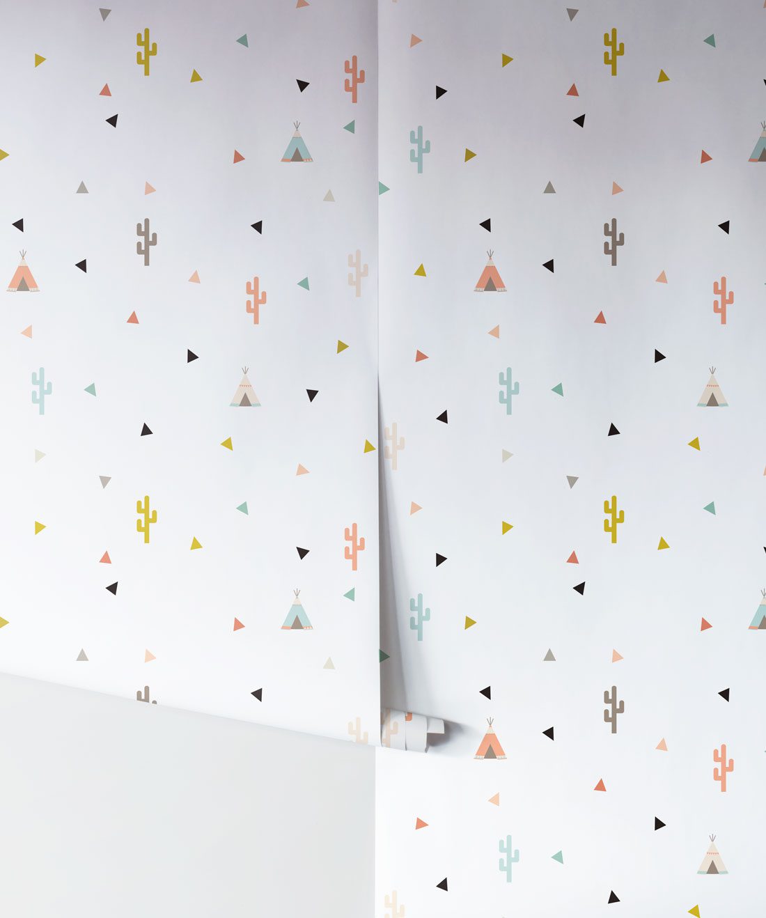 Teepee & Cactus Wallpaper - Image 3