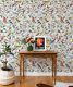 Hawthorn, A Celebration of Botanical Bird Wallpaper • Milton & King