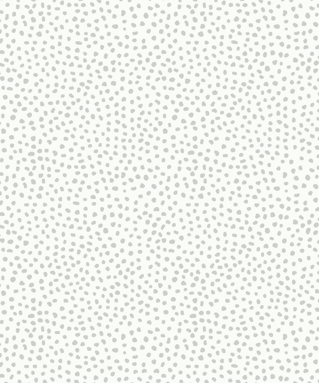 Huddy's Dots • Grey • Spotted Wallpaper • Swatch