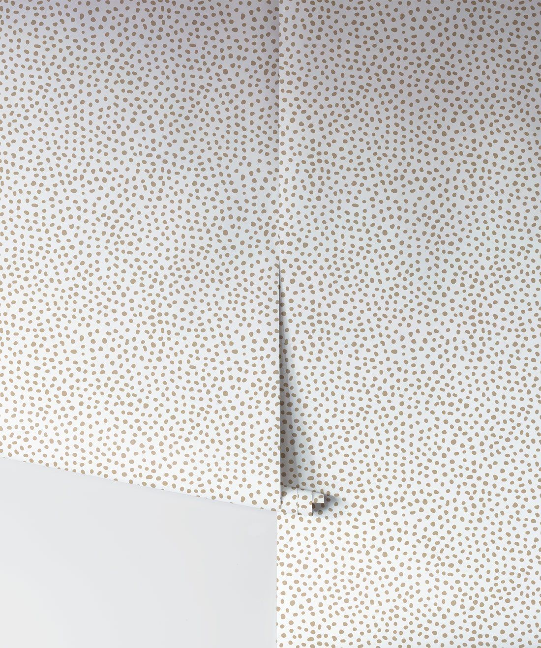 Huddy's Dots • Taupe • Spotted Wallpaper • Roll