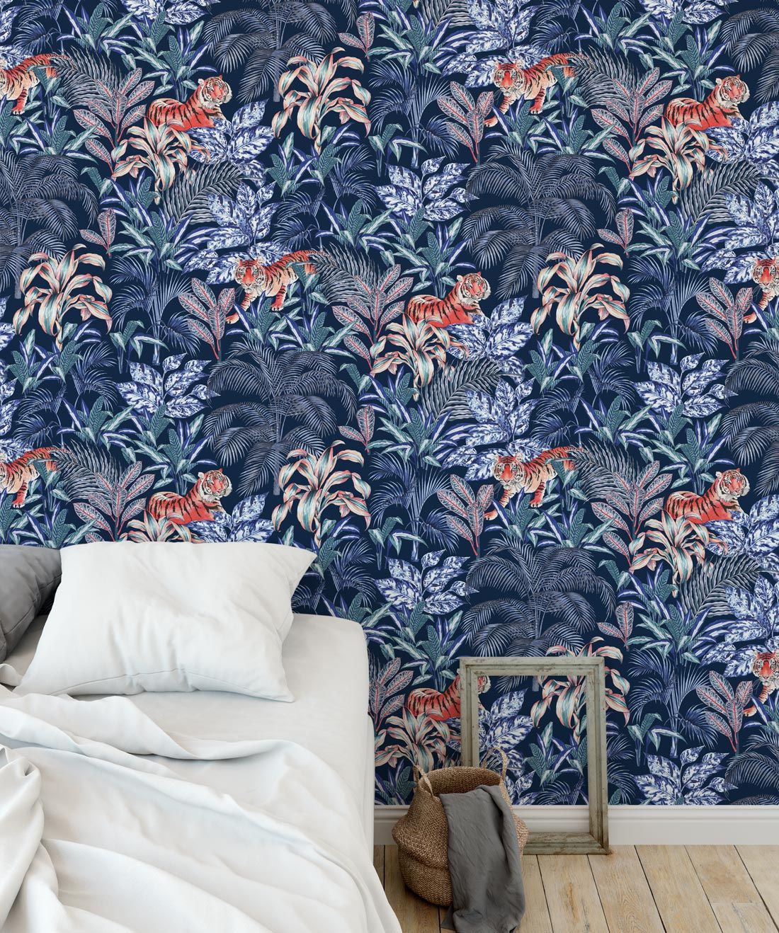 Jungle Tiger Wallpaper • Opulent Jungle Design • Milton & King