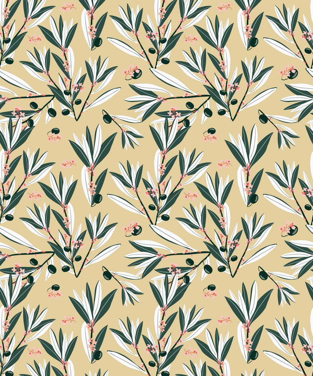 Olive Dapple Olive Canvas