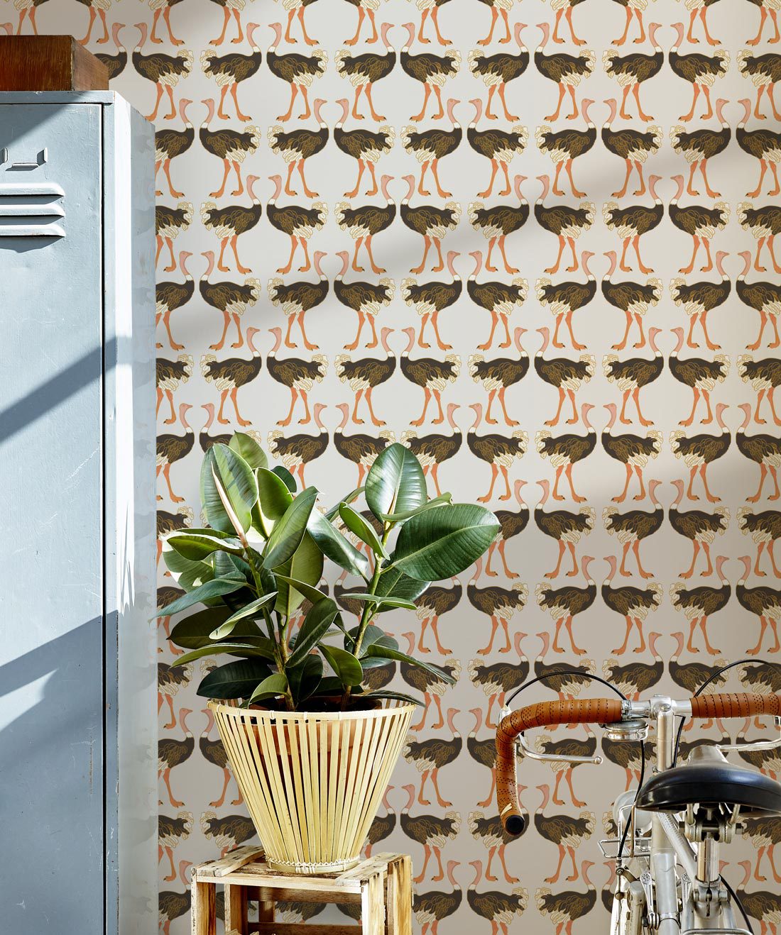 Ostrich Strut Wallpaper • Milton & King