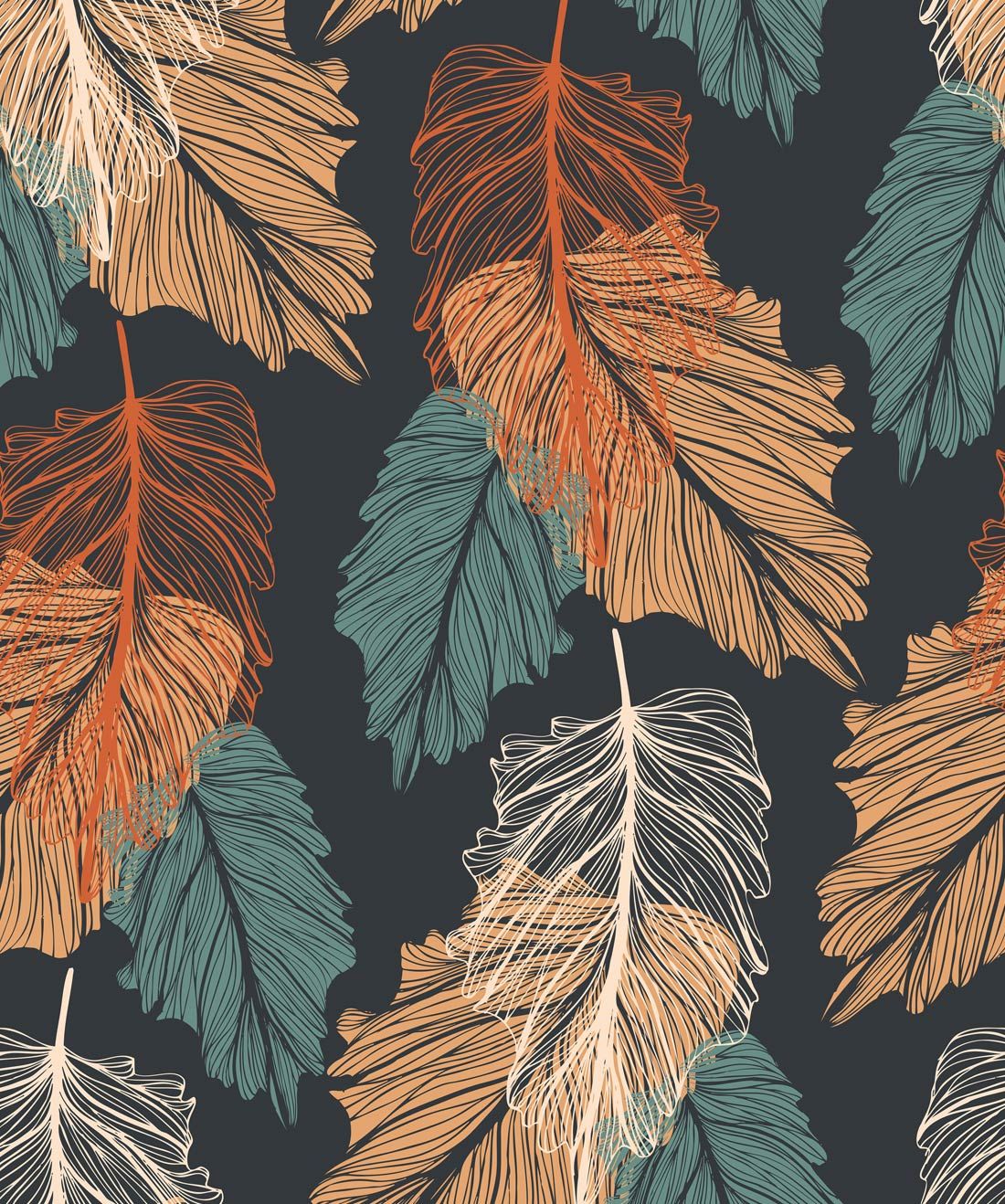 Shedding Indian Autumn leaf wallpaper