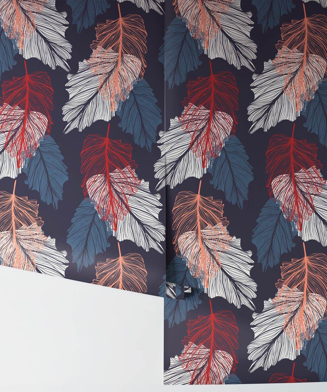 Shedding • Autumn Falling Leaf Wallpaper • Milton & King