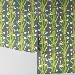 Snow Drop in Green Beret Wallpaper