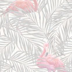 Holden Decor Flamingo Lake Midnight Blue/Pink Tropical Smooth Wallpaper |  DIY at B&Q