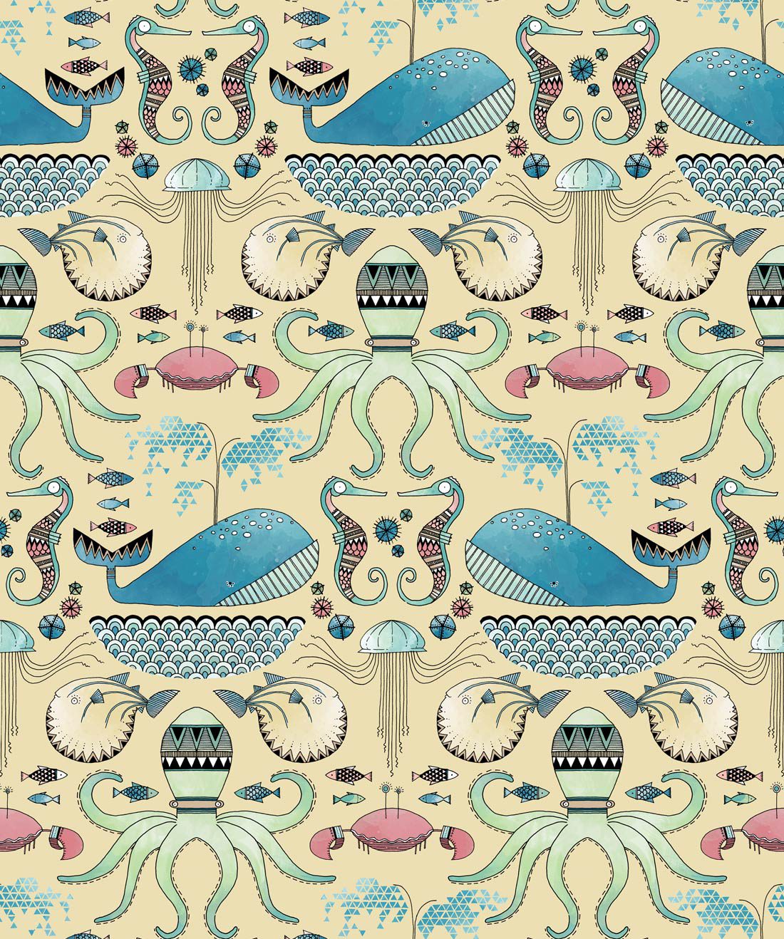 Under the sea - yellow