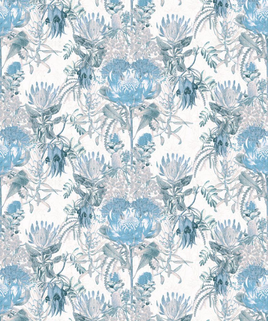 Australian Wild Flowers Wallpaper • Designer Floral • Milton & King