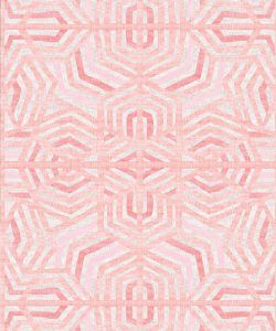 Bedouine in Coral is a Tribal Wallpaper