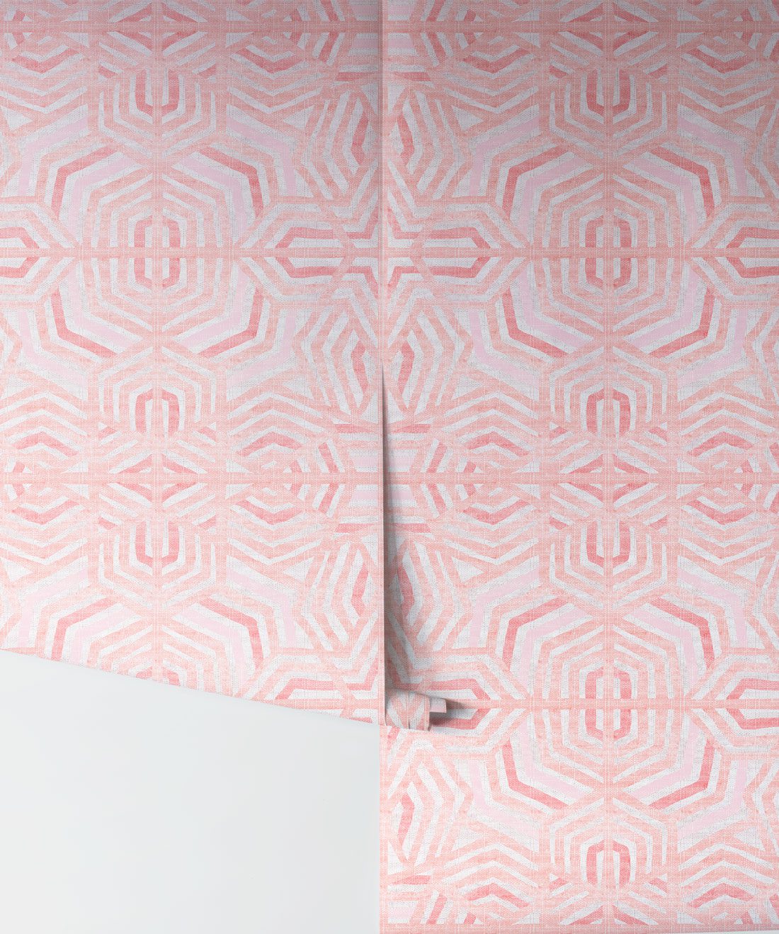 Bedouine in Coral is a Tribal Wallpaper