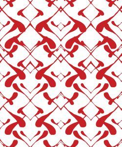 Paper Flock Cherry Burst is a modern wallpaper