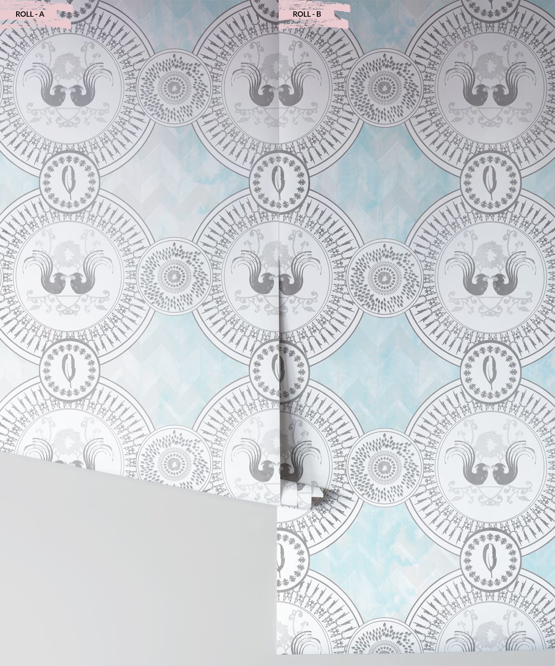 Parlour Paridiso in Beach is a Luxurious wallpaper