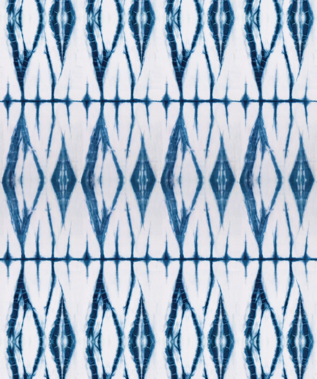 Diamonds Indigo Wallpaper