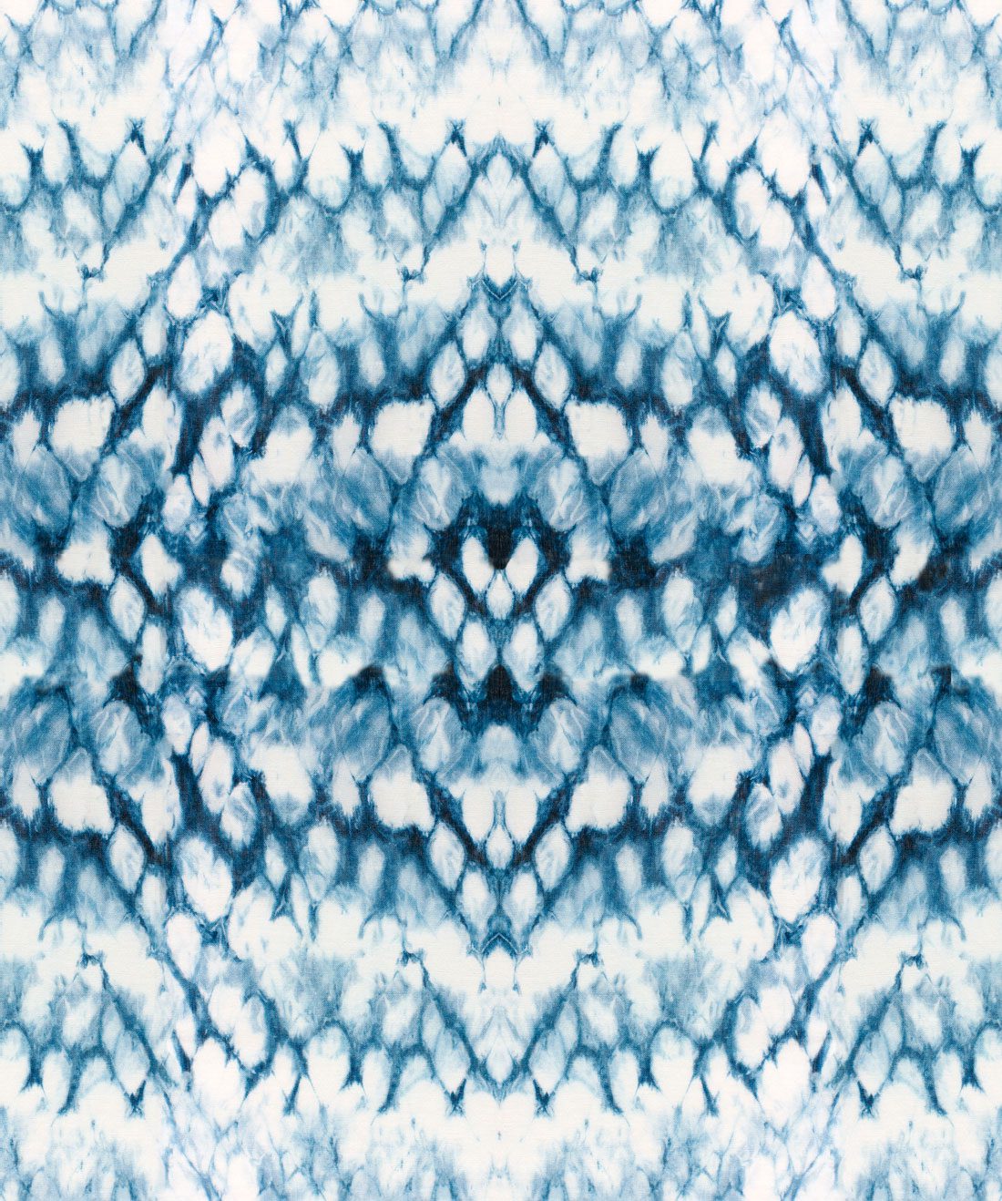 Entomology in Indigo is a diamond tie die Wallpaper