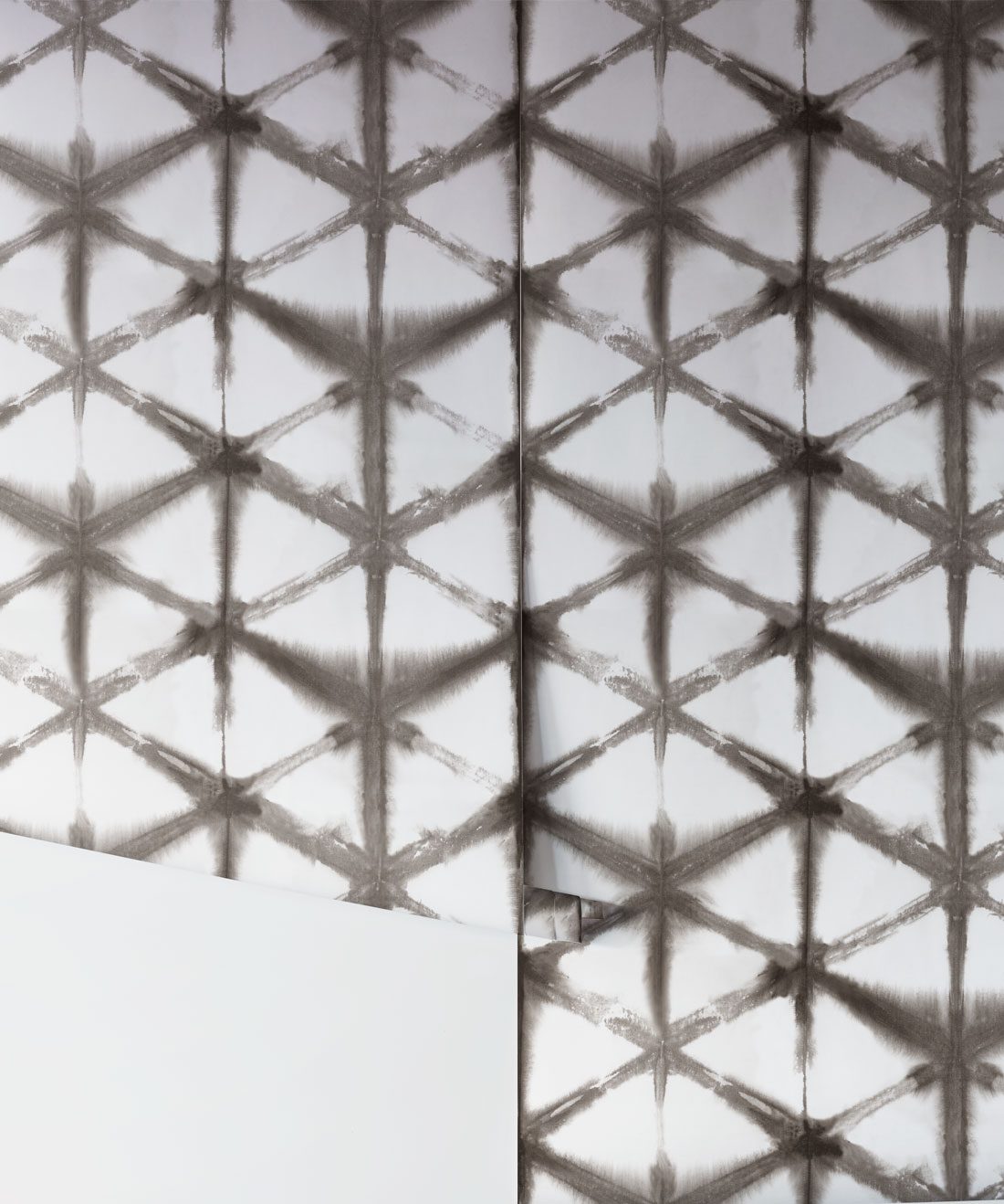 Shibori Star Driftwood Wallpaper