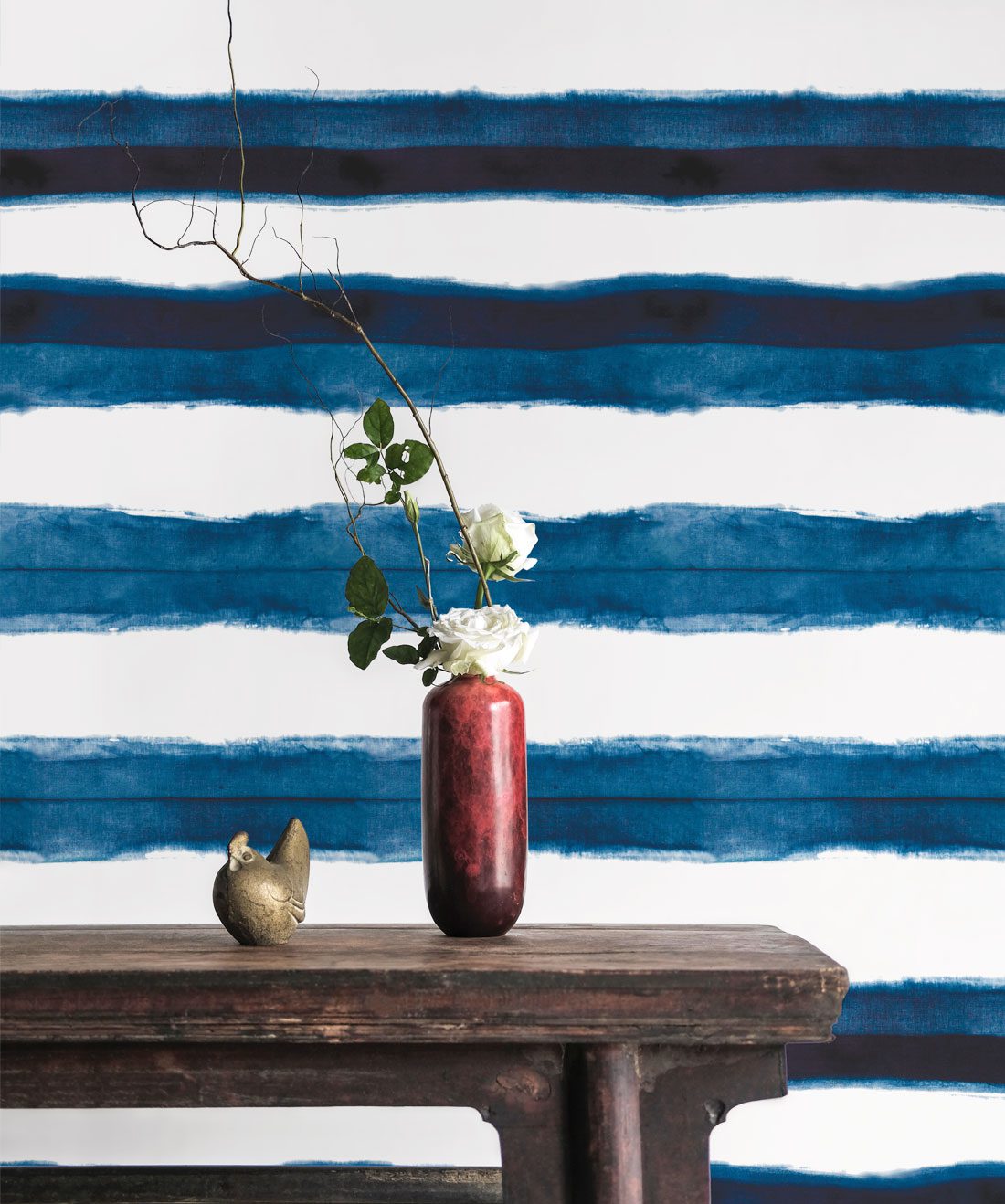 Shibori Stripe Aleutian Blue