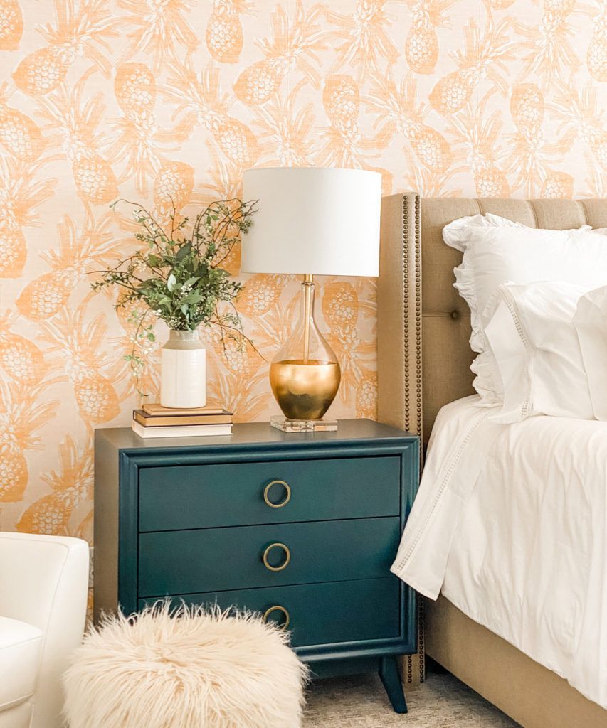 Calypso Wallpaper • Bold Golden Pineapple • Milton & King