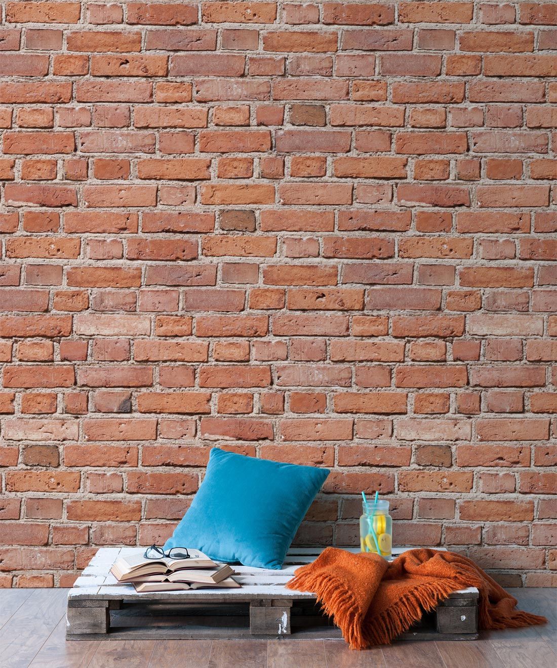Classic Red Bricks Wallpaper • Industrial Allure of Brick • Milton & King
