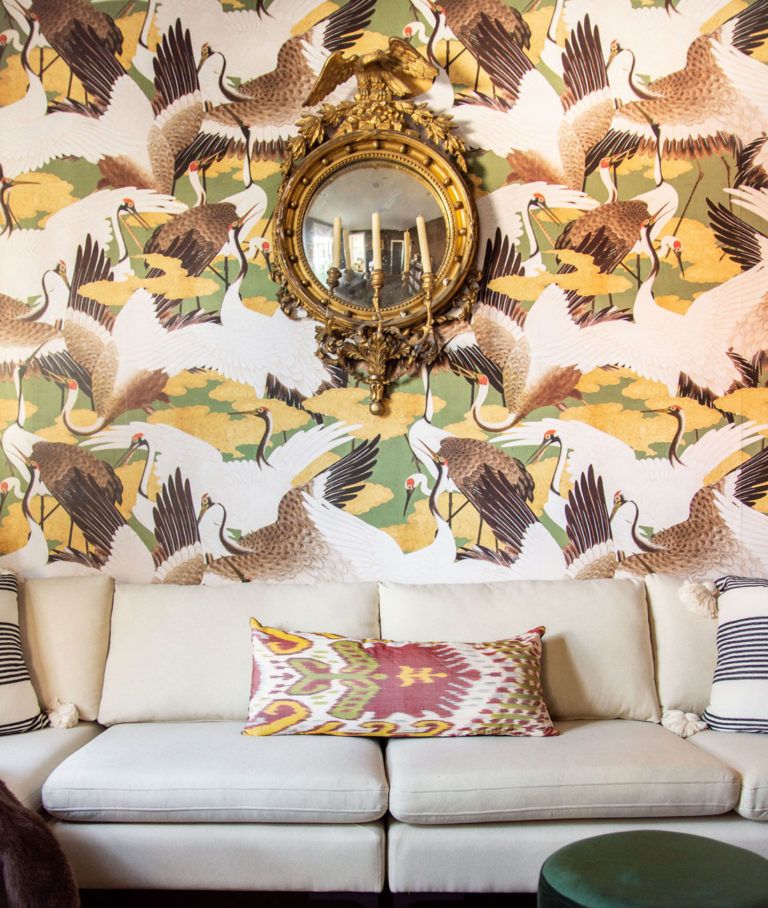 Cranes Wallpaper • Stunning Bird Wallpaper Design • Milton & King
