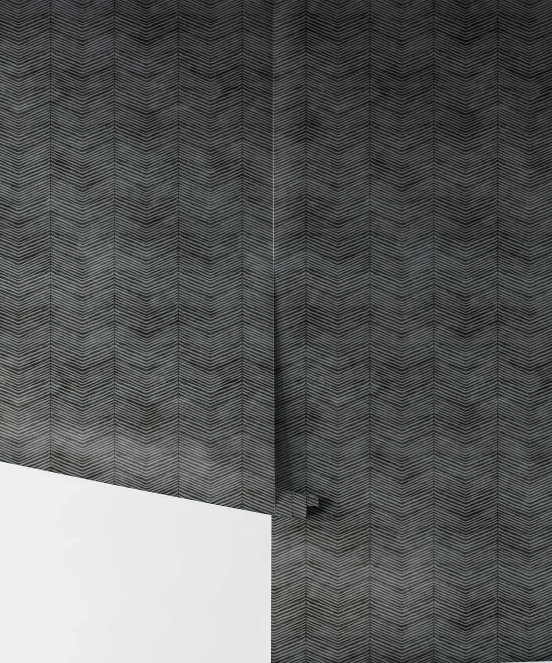 Painted Herringbone Wallpaper - Image 11