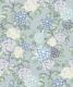 Hydrangea in Blue a painted floral wallpaper