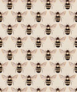 Golden Bee Embroidery, A wallpaper featuring bees