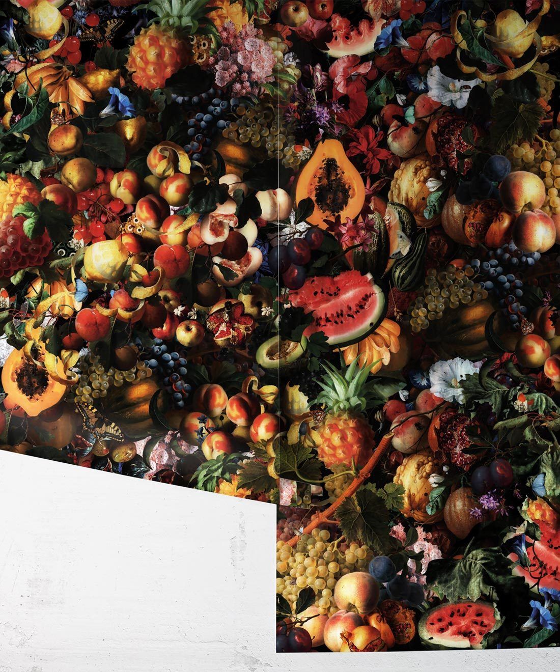 Fruitta Vivid Wallpaper • Kitchen Wallpaper • Floral Wallpaper • Milton & King
