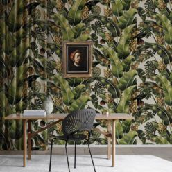 Kingdom Palm Del Rio • Tropical Leaf Wallpaper • Milton & King