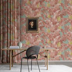Kingdom Palm Rosada • Tropical Leaf Wallpaper • Milton & King
