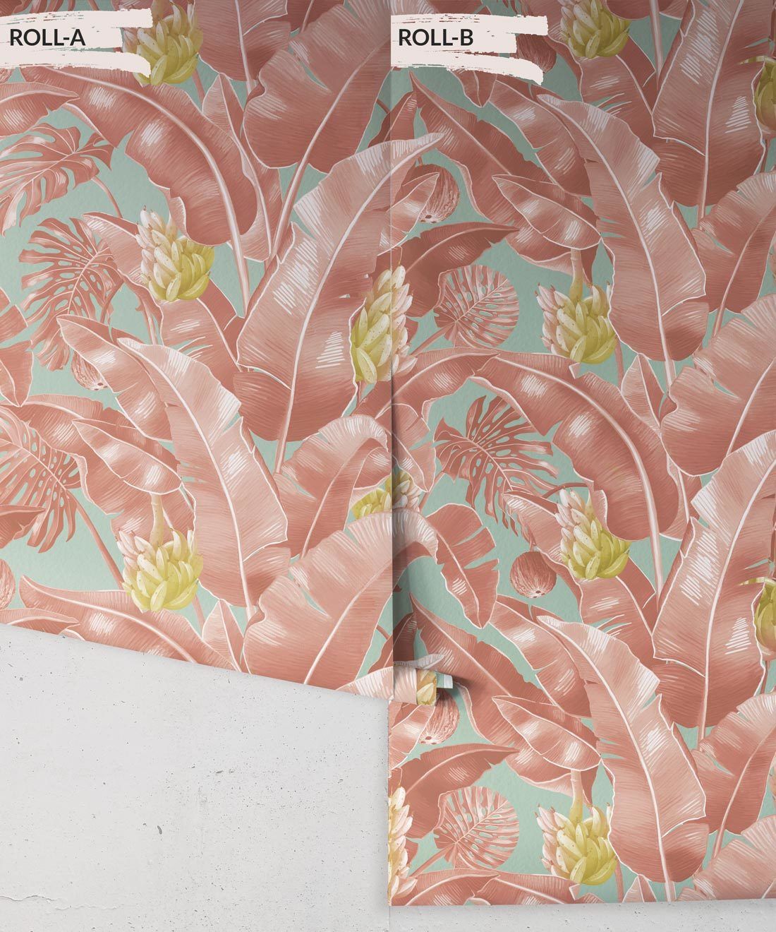 Kingdom Palm Rosada • Tropical Leaf Wallpaper • Milton & King