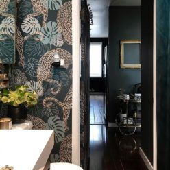 Rainbow Leopard Wallpaper • Animal Print • Milton & King USA